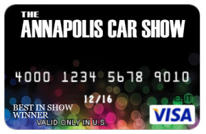 The Annapolis Car show Gift Cards